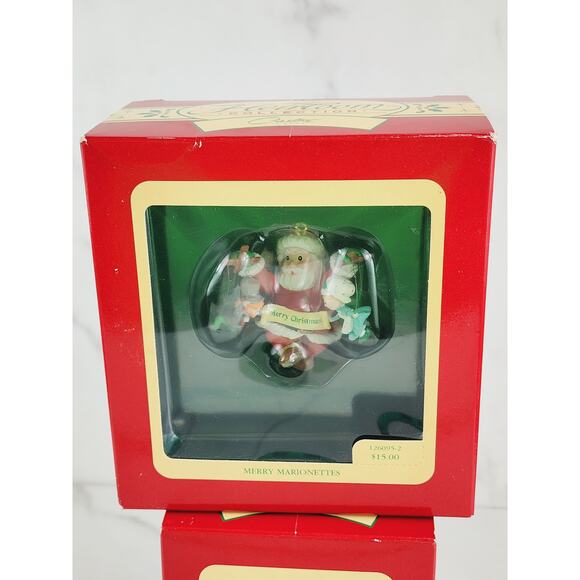 Heirloom Ornament Christmas Merry Marionettes 1992 + Homemade Happiness 1993 x2 - Picture 3 of 11